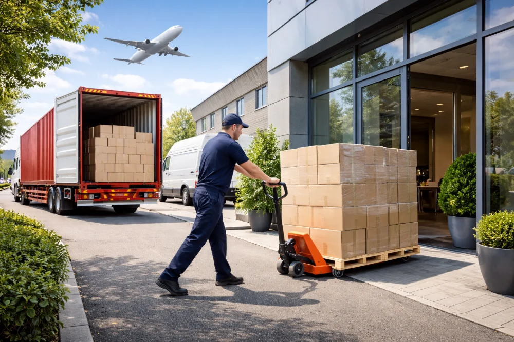 Servicios internacionales de carga puerta a puerta para empresas de todo el mundo